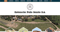 Desktop Screenshot of estanciapalosanto.com.py